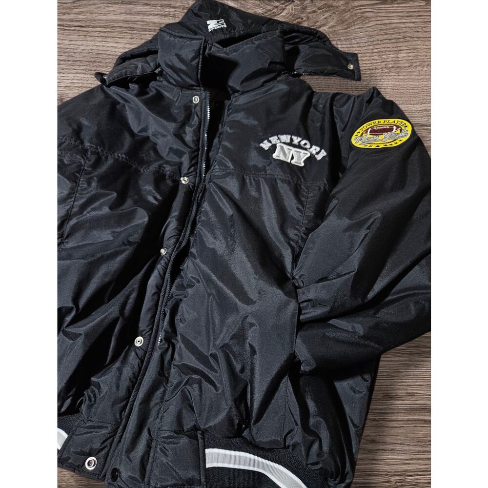 New York 1990s DEADSTOCK Bomber Jacket Vintage Zam ZZ Sports Football NFL 2XL - Picture 5 of 16